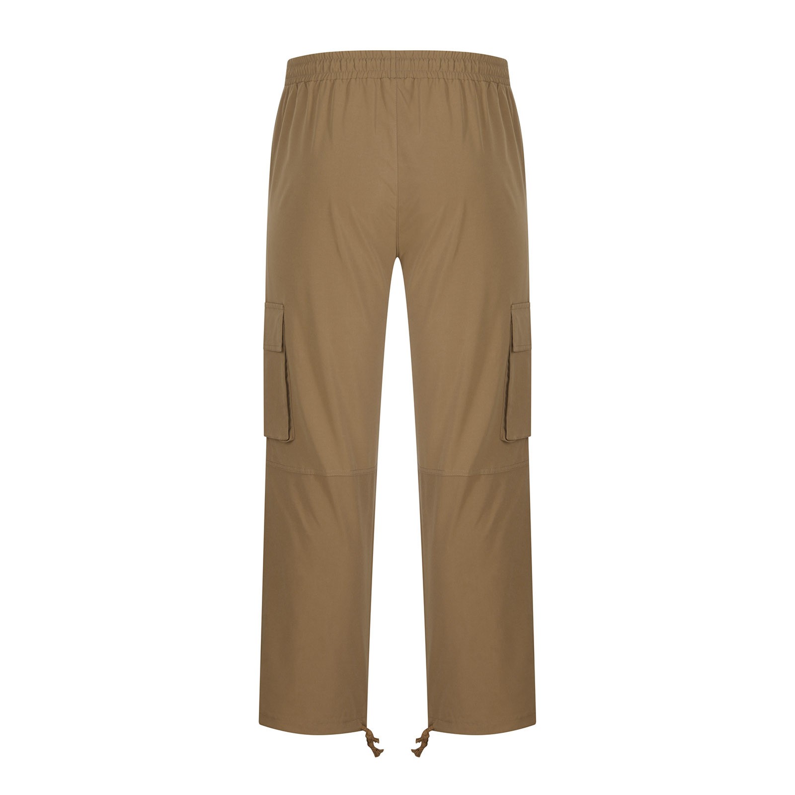 KIJBLAE Men's Cargo Pants Elastic Waist Solid Color Comfy Lounge Casual ...