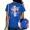 C-Blue, variant on UNISHE Women's Scripture Graphic T-Shirt Living Proof Loving God Religious Tee Casual Tops Black, S