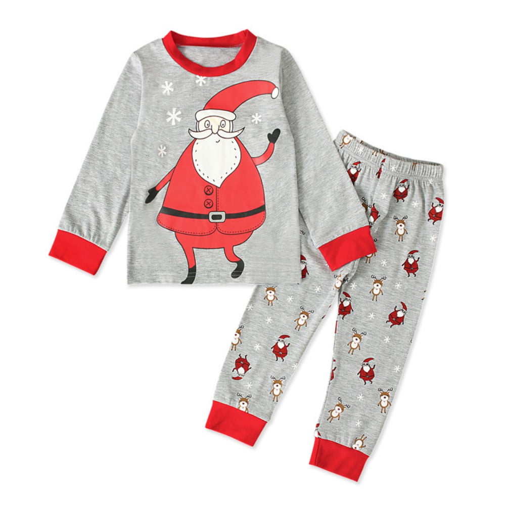 URMAGIC 1-7 Years Christmas Little Boys 2 Piece Pajamas Set Toddler ...