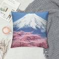 thumbnail image 2 of Fenyluxe Mountain Snow Flowers Pillow Covers for Couch Sofa Indoor Outdoor Home Decor Winter Throw Pillow Cover 1PC 20x20in, 2 of 5