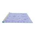thumbnail image 2 of Ahgly Company Machine Washable Indoor Rectangle Oriental Blue Traditional Area Rugs, 5' x 8', 2 of 4
