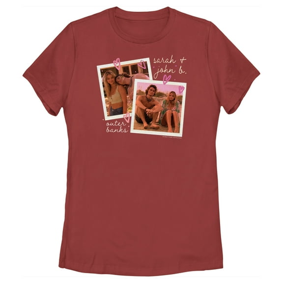 Women's Outer Banks Pogues for Life Graphic Tee Red Medium