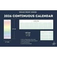 2026 Wall Calendar Cozy Pecan Print Design, 12 Month Full Year ...