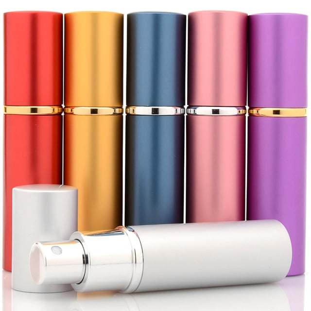 1PC 5ML 10ML High Quality Refillable Mini Perfume Atomizer Spray Bottle Empty Glass Parfume Bottle Aluminum Spray Atoizers
