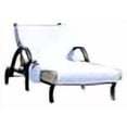 thumbnail image 3 of Linum Home Textiles CL00-SWP Standard Size Chaise Lounge Cover with Side Pockets - White, 3 of 4