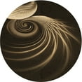 thumbnail image 1 of Ahgly Tapis d'Intérieur Lavable en Machine Carré Transitionnel Chêne Brun, 3 Pieds Carré, 1 of 7