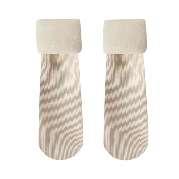 Levmjia Mid Calf Socks Thick Thermal Floor Socks Soft Warm Non Slip Colorful Socks Indoor Home Wear Winter Daily Casual Walking Comfortable Household Socks For Women And Men