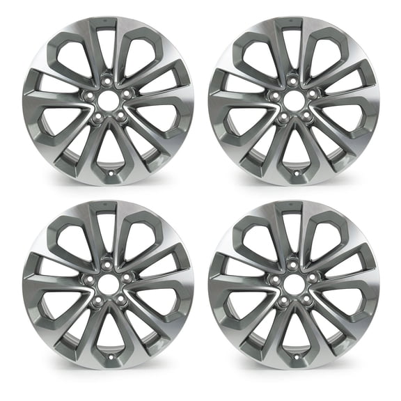 4-Pack 18x8 inch Replacement Alloy Wheel Rim for 2013-2015 Honda Accord