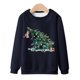 thumbnail image 1 of Sudaderas sin capucha para hombre, estilo casual, a la moda, con cuello redondo, estampado, de manga larga, blusas de manga larga y cuello redondo, blusas de poliéster para hombre, 1 of 4