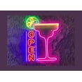 thumbnail image 2 of Glowneon Cocktail Bar Neon Sign, Beer Pub Neon Light Decor, 2 of 4