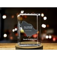 thumbnail image 3 of Saudi Arabia 3D Engraved Crystal 3D Engraved Crystal Keepsake/Gift/Decor/Collectible/Souvenir, 3 of 8