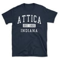 thumbnail image 1 of Attica Indiana Classic Established Men's Cotton T-Shirt, 1 of 1