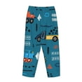 thumbnail image 4 of Kdxio Women's Comfy Stretch Construction TrucksPrint Drawstring Pajama Pants-XX-Large, 4 of 9