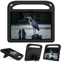 Fire HD 8 2020 Kids Case, Kindle Fire HD 8 Plus / HD 8 10th Generation Case, Dteck Lightweight Shockproof Hand Grip Case with Built-in Kickstand, For Amazon Fire HD 8 (10th Generation),Black