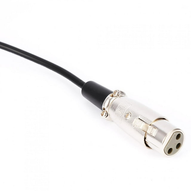 10FT Cable XLR A 3.5mm, Cable De Audio Para Micrófono XLR Hembra A Jack Macho Estéreo De 1/8" Con Contactos Dorados Para Mayor Claridad De Señal