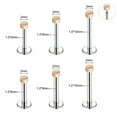 thumbnail image 5 of QQTDFG 1 Pc Titanium Lip Ring Flesh Invisible Labret Stud Medusa Helix Tragus Piercing-Style 3-1.0*10mm, 5 of 9
