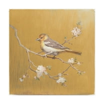Trademark Fine Art 'Northern Oriole on Gold' Canvas Art by Danhui Nai