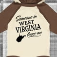 thumbnail image 4 of Inktastic Someone in West Virginia Loves Me Boys or Girls Long Sleeve Baby Bodysuit, 4 of 5
