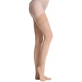 thumbnail image 5 of Women Stockings Velvet Long Tube Anti Over Knee Socks Lace High Thigh Stockings Solid Hosiery Beige, 5 of 5