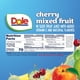thumbnail image 2 of Diced Peaches, Mandarin Oranges, and Cherry Mixed Fruit with No Sugar Added Variety Pack - Fruit Bowls Snacks - 4 oz Bowls - 12 Pack, 2 of 5