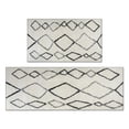 thumbnail image 1 of Luxurious 2-Piece Boho Black Kitchen Rug Set - Non-Slip, Washable, Ideal for Floors - Enhance Your Kitchen Decor Today, 1 of 7