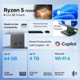 thumbnail image 2 of Lenovo IdeaCentre I 27" Touchscreen Business All-in-One, AMD Ryzen 5 7535HS, 32GB DDR5, 1TB SSD, W11H, 2 of 7