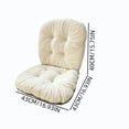 thumbnail image 3 of Cojín para silla de oficina con soporte lumbar | Cojín acolchado para asiento y respaldo | Soporte ergonómico para sillas de oficina en casa y dormitorios, 3 of 7