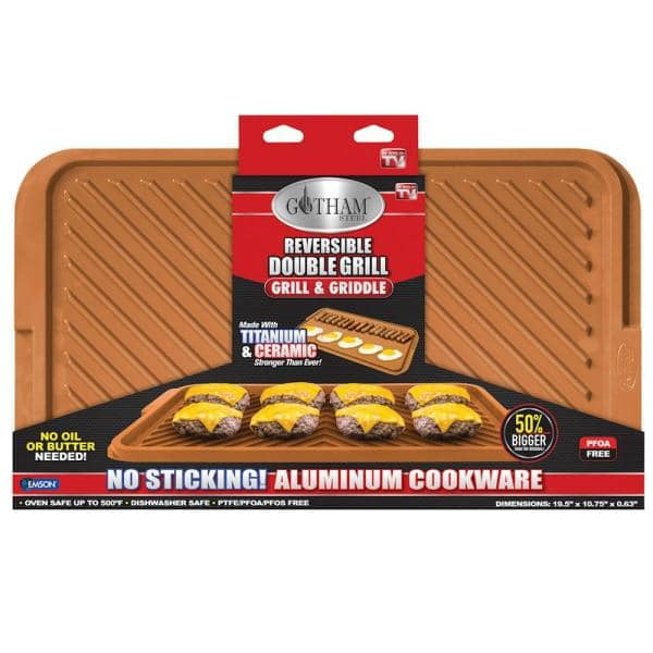 Gotham Steel Diamond Double Grill