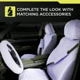 thumbnail image 5 of Auto Drive Lavender Faux Fur Memory Foam Universal Steering Wheel Cover, 5 of 5