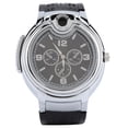 thumbnail image 1 of Refillable Butane Lighter Watch Quartz Cigar Timepiece Black, 1 of 8