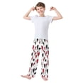thumbnail image 3 of Boy's Pajama Pants Boys' Long Sleep Pants Children's Pajama Pants Loose Fitting Pajama Pants are Convenient to Put on and Take off S Heart Bone Seamless, 3 of 9
