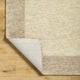 thumbnail image 4 of Hauteloom Amadi Modern Hand Tufted Natural Fiber Wool Area Rug - Contemporary Bordered Solid Color Carpet for Living Room, Bedroom, Dining Room - Farmhouse - 5' x 7'6", 4 of 6