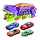 thumbnail image 2 of Coche comiendo dinosaurio perfke juguete de dinosaurio almacenamiento flexible 8 coches, 2 of 9