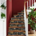 thumbnail image 6 of Peel and Stick Wallpaper Contact Paper Brick Navy Gold Bricks Weathering Faded Gold Chipped Paint Aged Self Adhesive and Removable 24in x 118in, 6 of 8