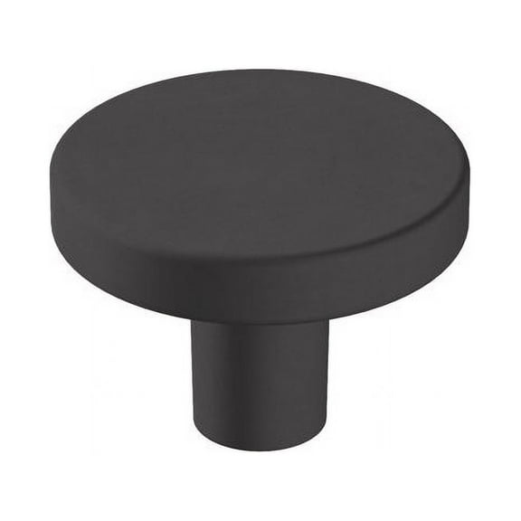 Amerock Versa Contemporary Round Cabinet Knob 1-3/8 in. D 1 in. Matte 6 pk