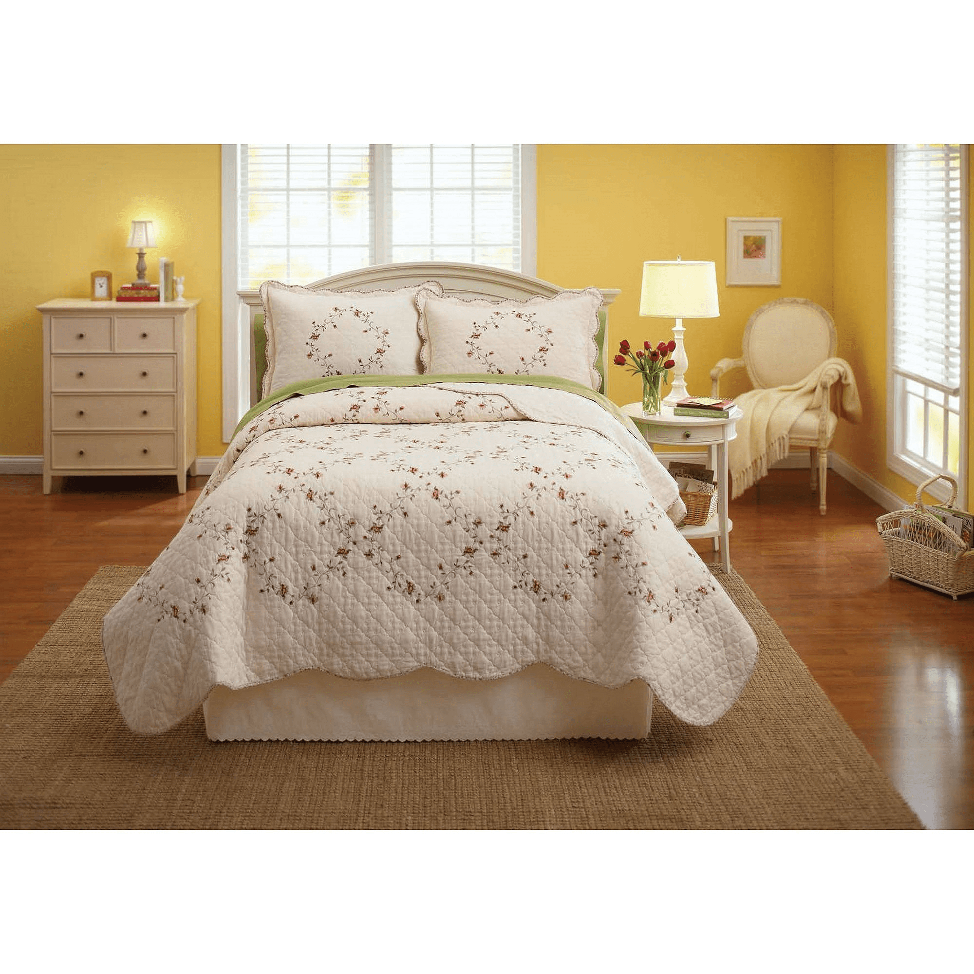 Details about   Lace Princess Surface Bed Dress Single and Double Complete King Size Bed Dress 