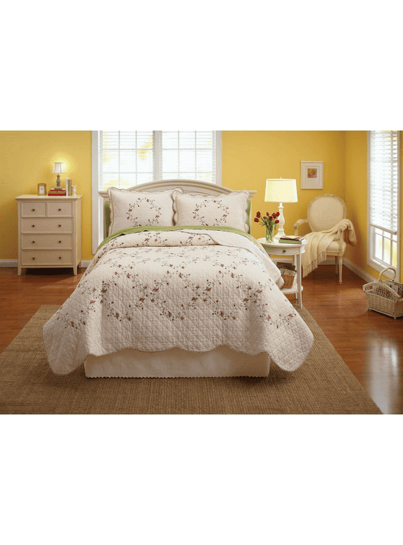Better Homes & Gardens Hannalore Cotton Quilt, Twin