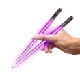 thumbnail image 3 of Juego de palillos ChopSabers Light Saber, 2 pares, rojo y morado, 3 of 6