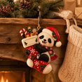 thumbnail image 6 of Clearance! Panda Christmas Stocking Ornaments, Christmas Decorations for Tree, Cute Forest Animal Christmas Decor for Home, 6 of 7