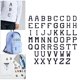 thumbnail image 4 of de de Planchar, Del para Coser, para Coser, de para Sombreros, Chaquetas, Camisas Y Jeans, 52 piezas negro BLESIY Parches de letras, 4 of 8