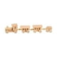 thumbnail image 5 of 1:12 Casa de muñecas Manualidades Mini Tren de Madera Juguete para Estación de Ferrocarril Construcción DIY Scen marrón claro, 5 of 9