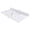 White 076, variant on 43 Inch White Sintered Stone Vanity Top with 3 Pre-drilled Faucet Holes, Rectangular Undermount Sink and 4 Backsplash, Bianco Carrara Venato Pattern for Standard 42 Cabinet