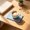 Blue, variant on Diatomaceous Earth Coaster, Super Absorbent Quick Dry Stone Mat, Blue & Green Drink Cup Pad, Heat Resistant Table Protector for Kitchen & Dining
