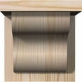 thumbnail image 2 of 7 1/2"W x 8"D x 8"H Carmel Smooth Corbel w/Backplate, Douglas Fir, 2 of 9