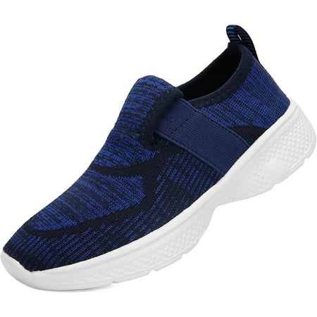

Kids Lightweight Breathable Loafer Walking Shoes Easy Walk Sport Running Sneaker Casual Slip-on Shoe for Boys Girls