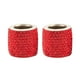 thumbnail image 1 of Riwesomey Anillo de diamante para asiento de coche, 2 uds., adorno para coche, cristal ostentoso, reposacabezas para asiento de coche, decoración de Automoción decorativa y accesorios rojo NO2, 1 of 6
