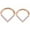 Rose gold, variant on YYKihy Surgical Septum Daith Tragus Cartilage Piercing Jewelry Teardrop Nose Hoop Cube Zircon Paved