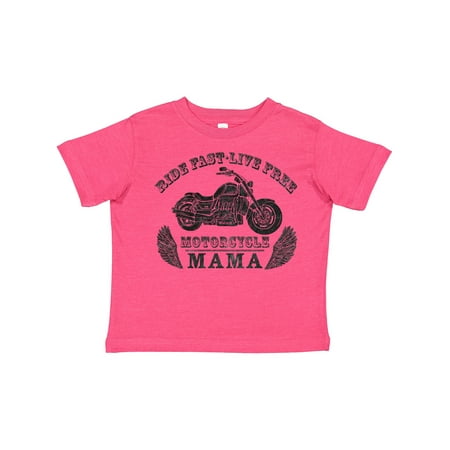 

Inktastic Motorcycle Mama Gift Toddler Boy or Toddler Girl T-Shirt