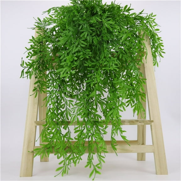 Artificial Scindapsus Vines Faux Greenery Garland for Home, Kitchen, Garden, Party & Wedding Decor – Hanging Faux Plants, Lifelike Plastic Vines for Indoor/Outdoor DIY Arrangement