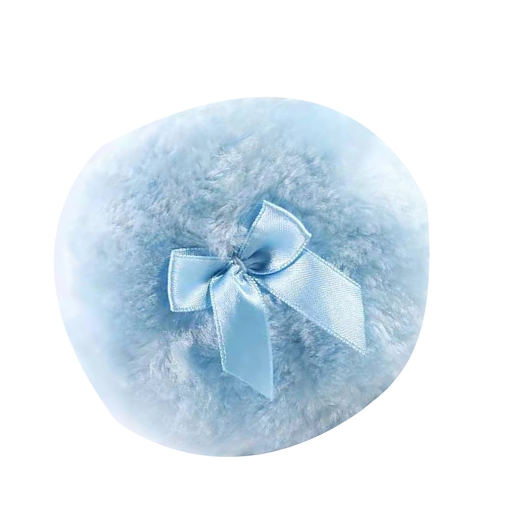 Powder Puff Long Plush Baby Body Soft Washable Cosmetic Dusting Puff